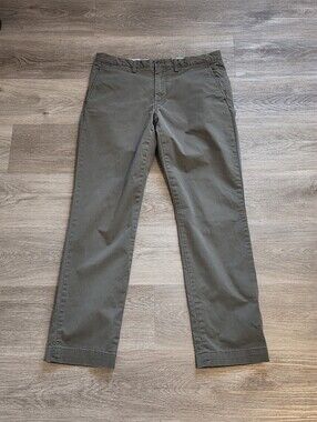 Polo Ralph Lauren, The Polo Chino, Stretch Straight Fit Olive Green Pants Men's